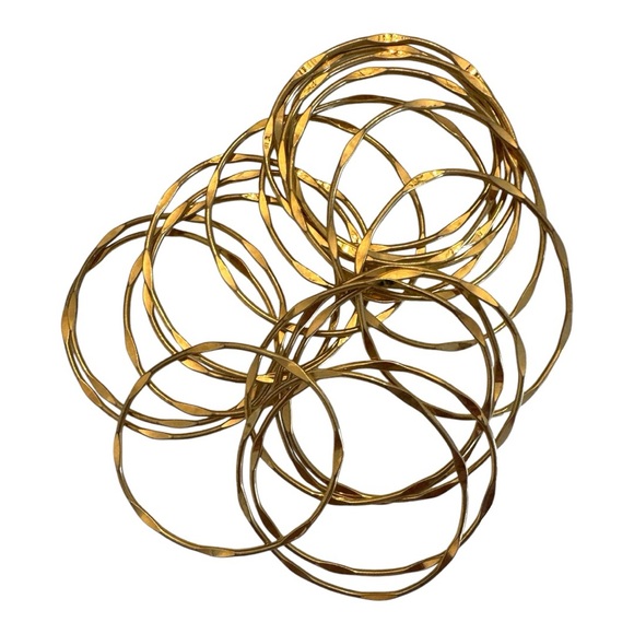 Ralph Lauren | Gold-Tone Bangles / Bracelets | Set of 20 - Picture 3 of 16